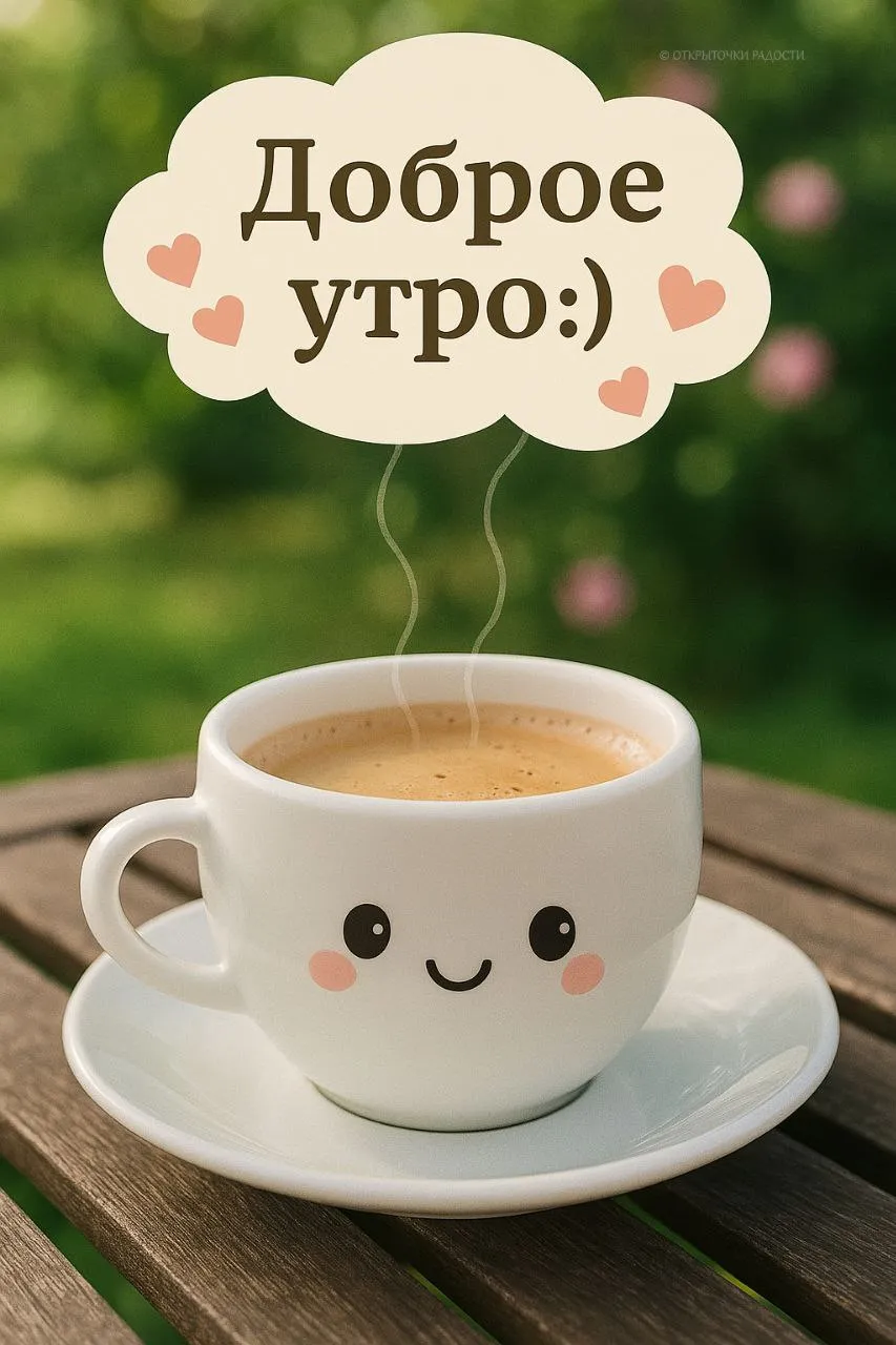 Открытка «Чашка хорошего настроения»