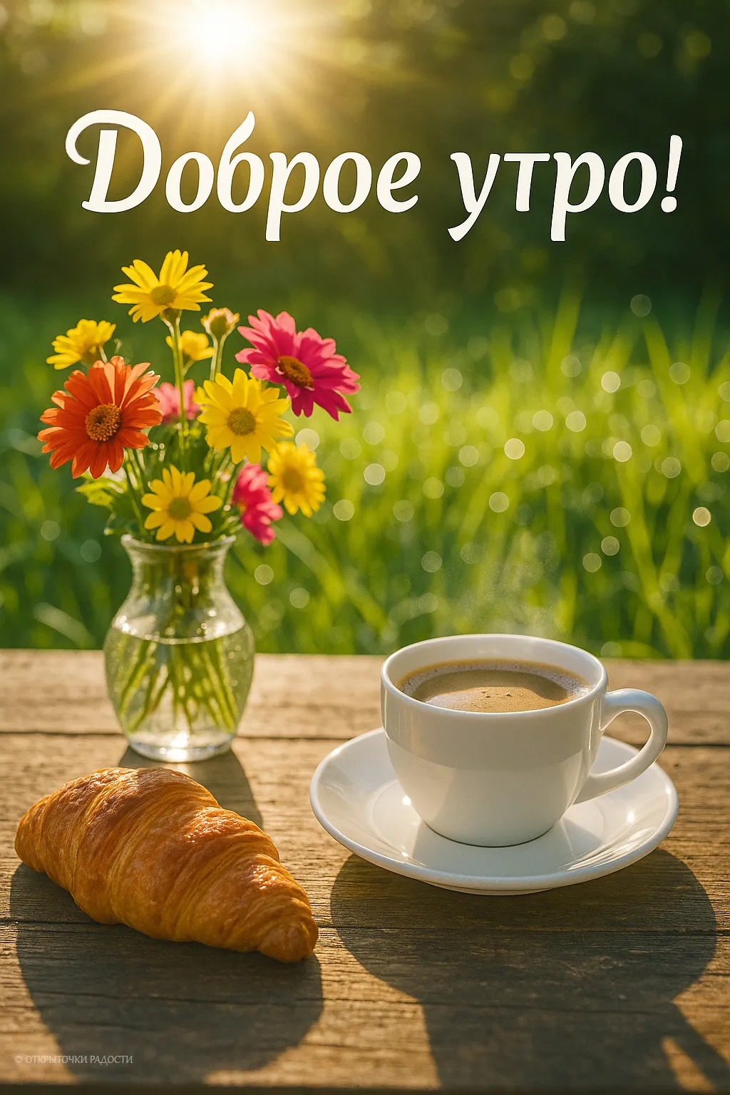 Открытка «Утреннее настроение»