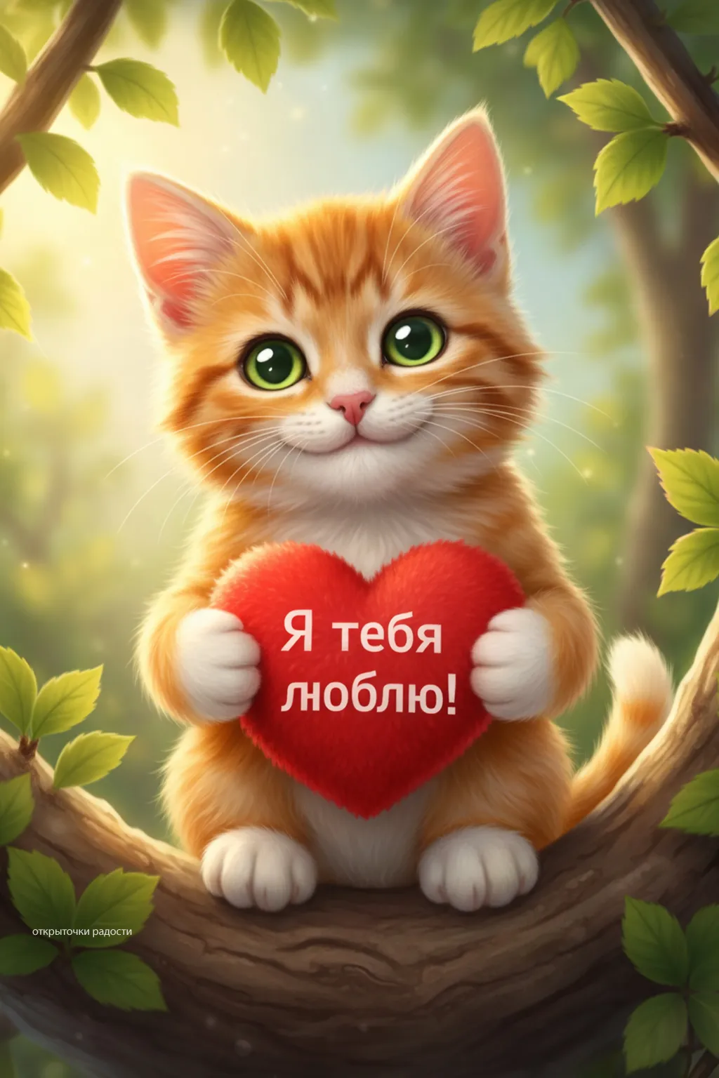 Открытка «Рыжее счастье»