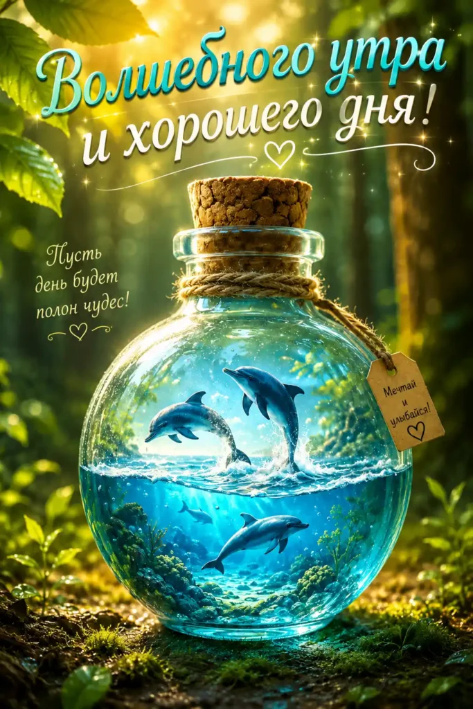 Открытка «Океан в бутылке»