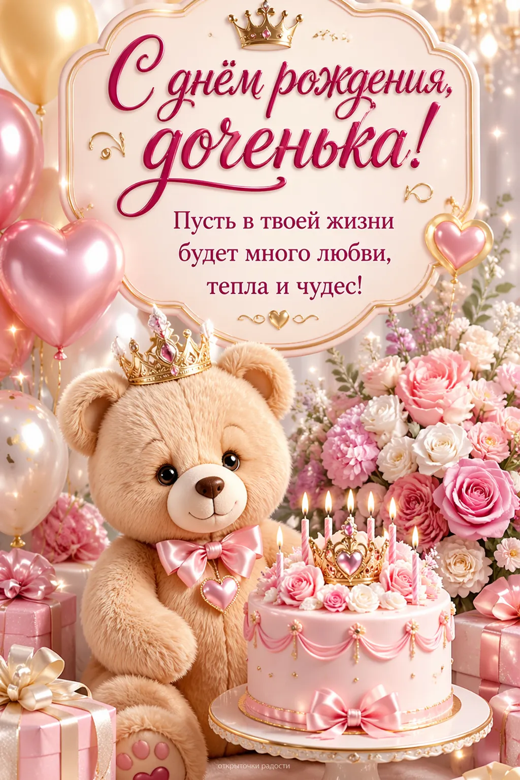 Открытка «Маленькая принцесса»