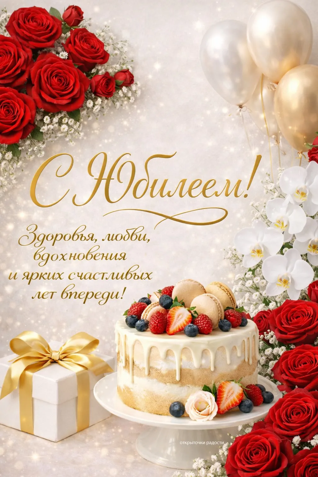 Открытка «Поздравления с Юбилеем!»