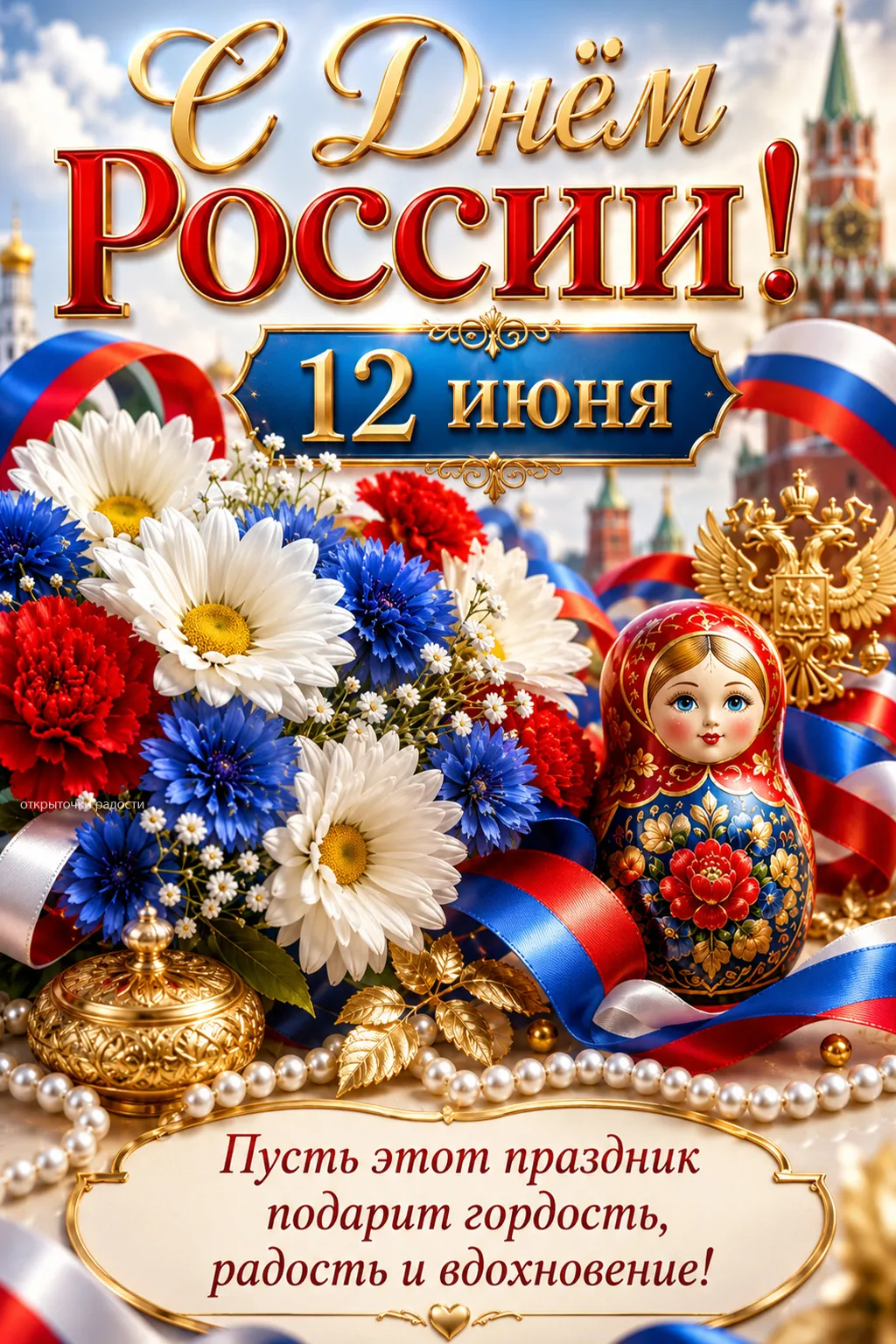 Открытка «С Днём России!»