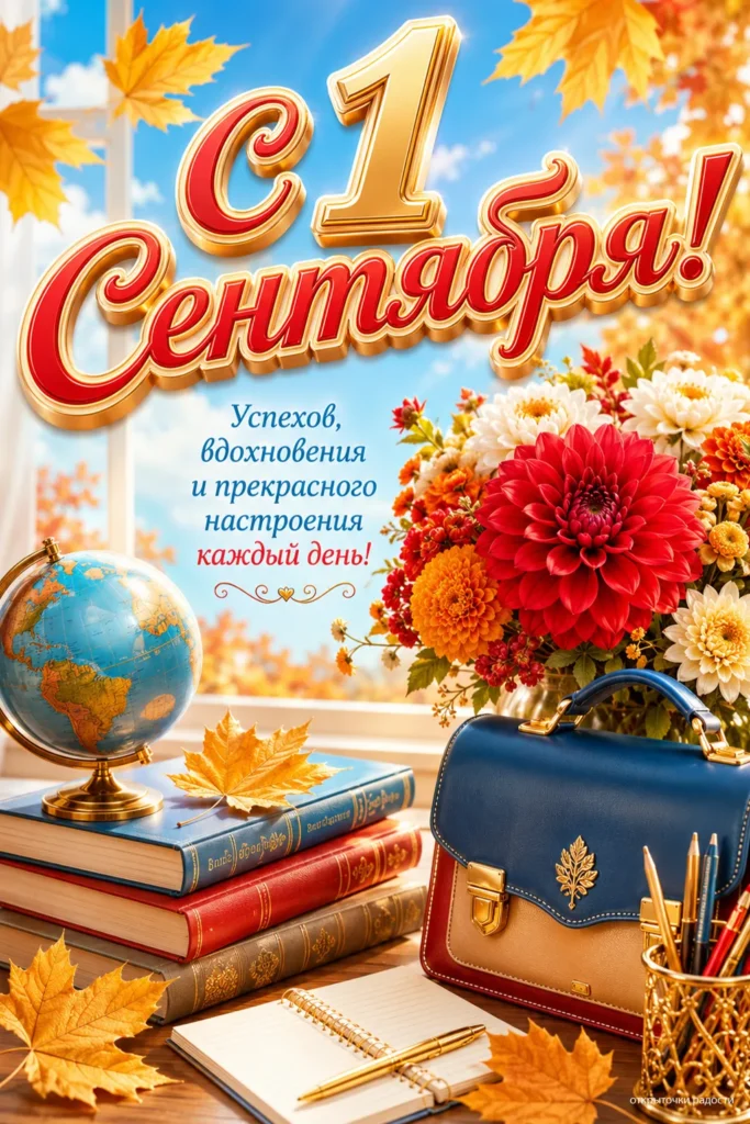 Открытка «С 1 Сентября»